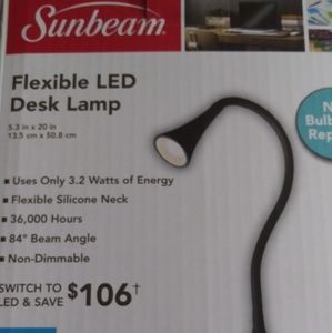 - Sunbeam LED Desk Lamp. NWOT $10 + free lamp